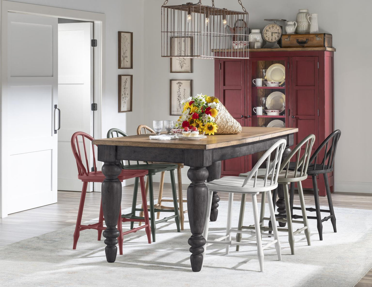 Vintage Market - Chimney Leg Counter Height Table