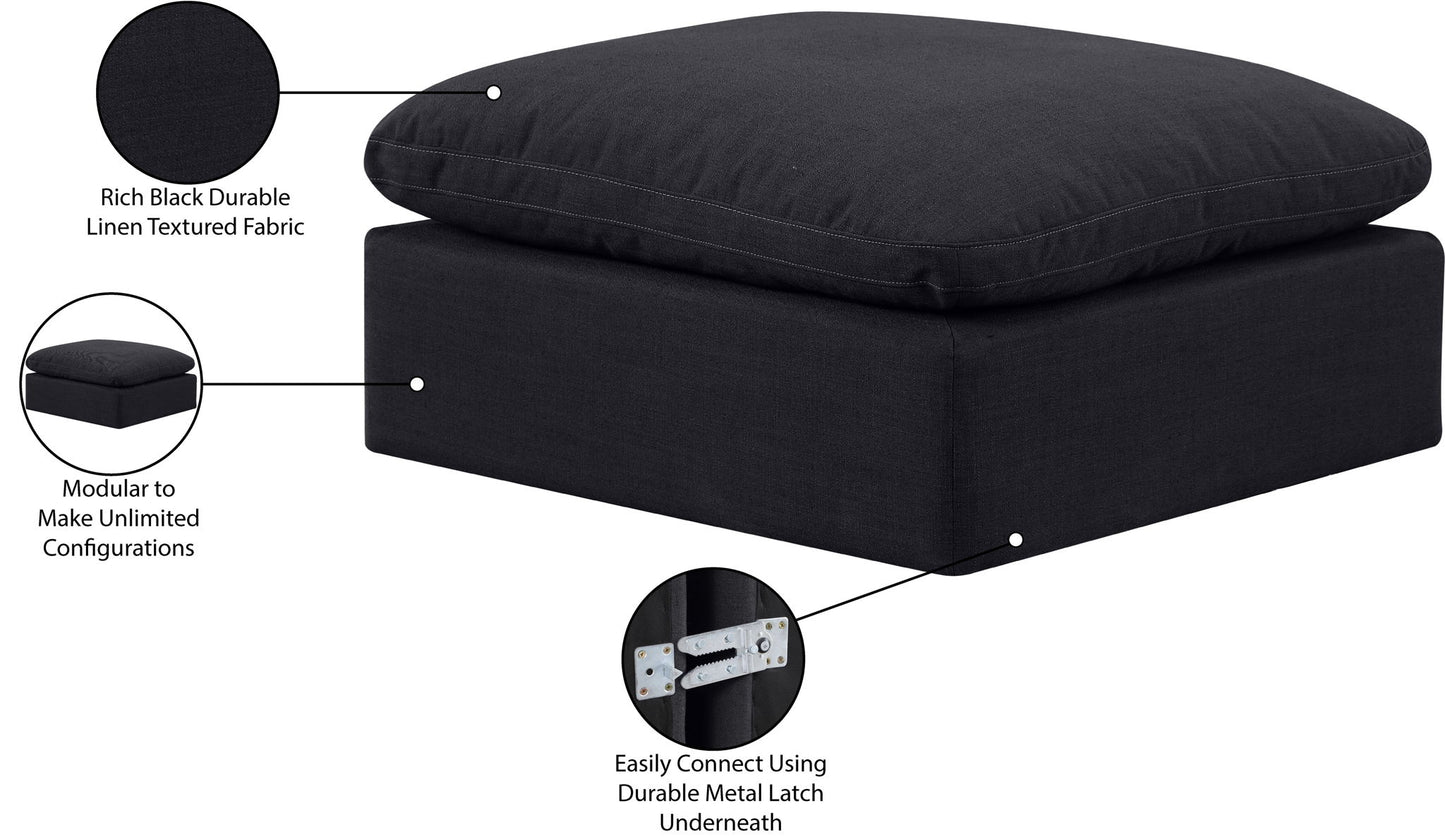 Indulge - Linen Ottoman