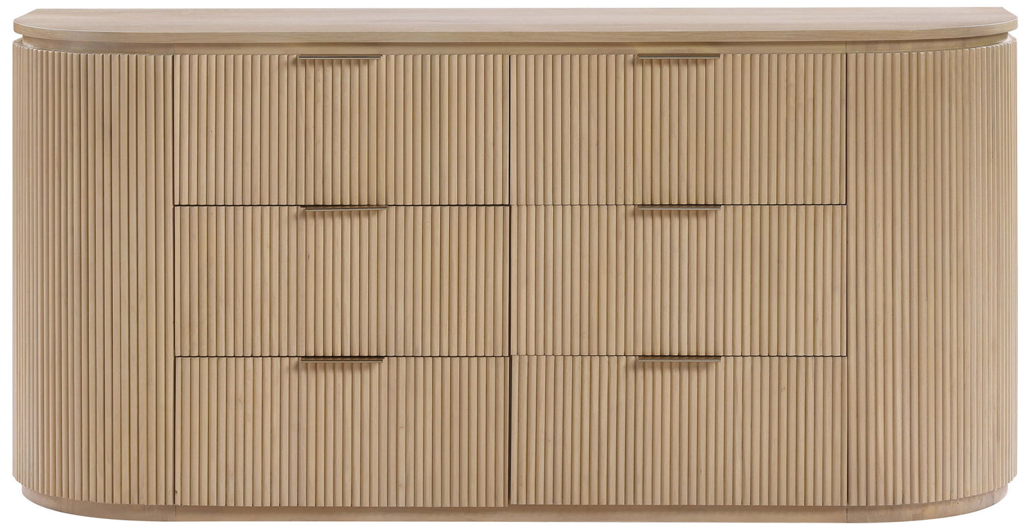 Astrid - Solid Wood And Oak Veneer Dresser