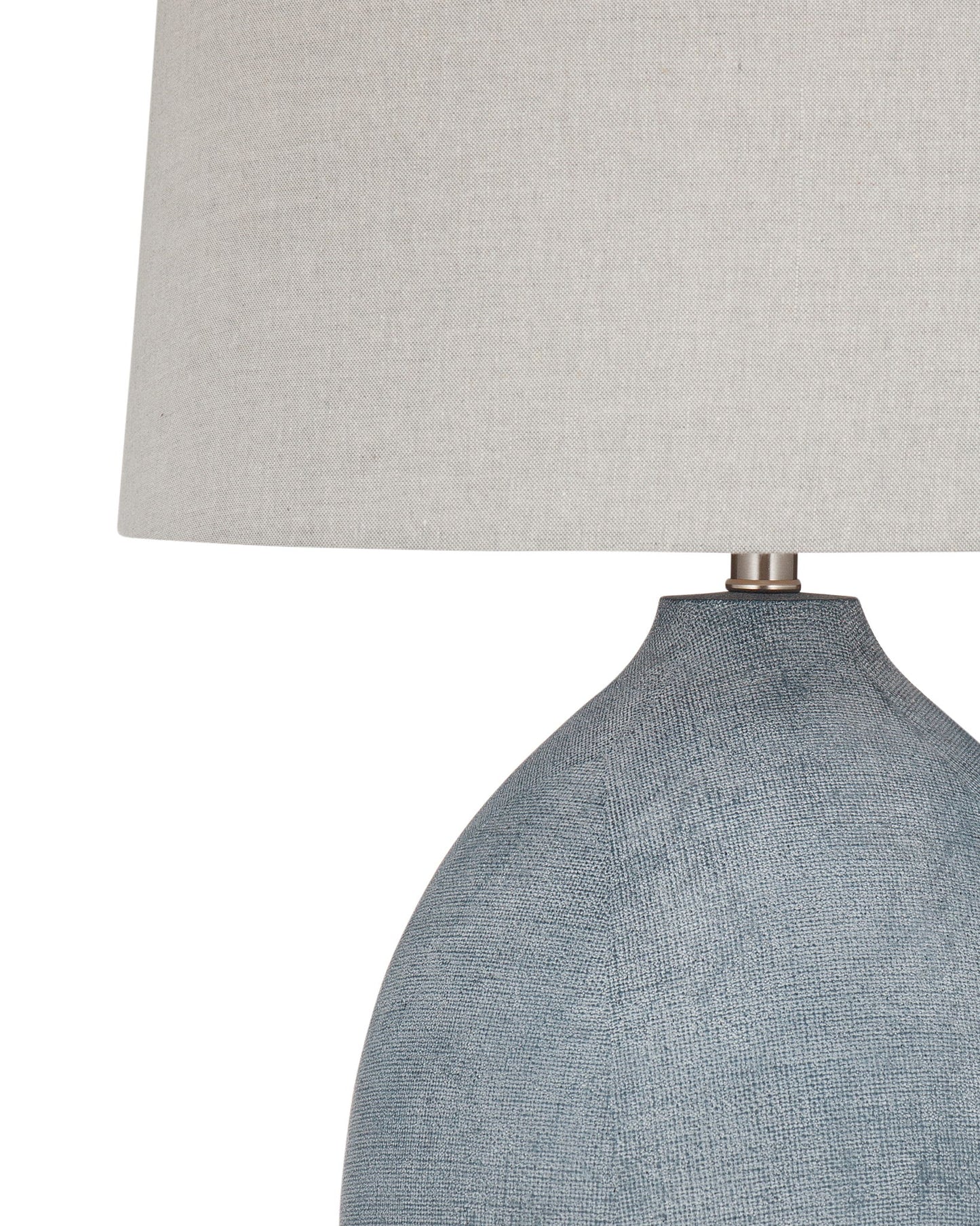 Leith - Table Lamp - Blue / Beige