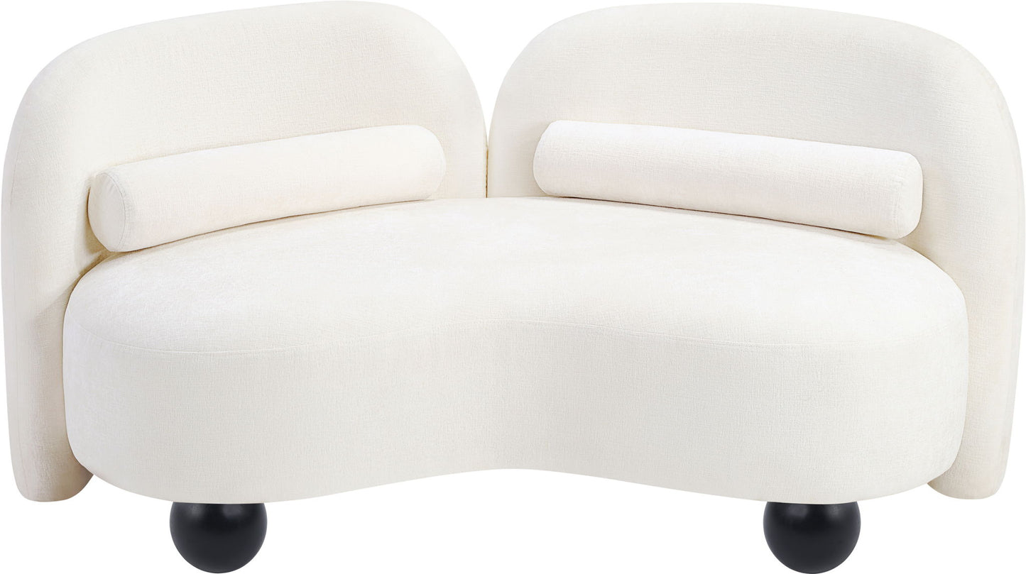 Daphne - Chenille Loveseat