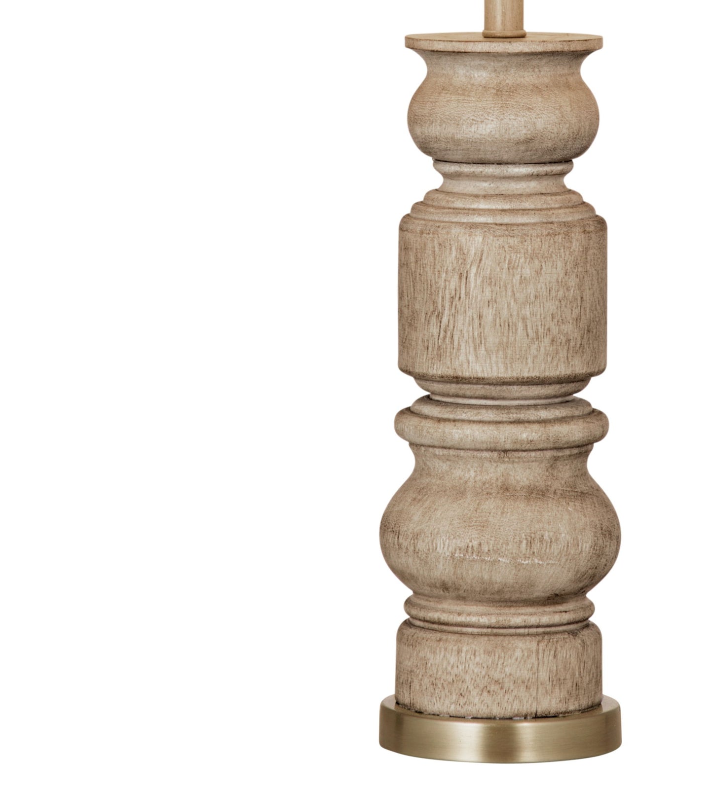 Helford - Table Lamp - Light Brown / White