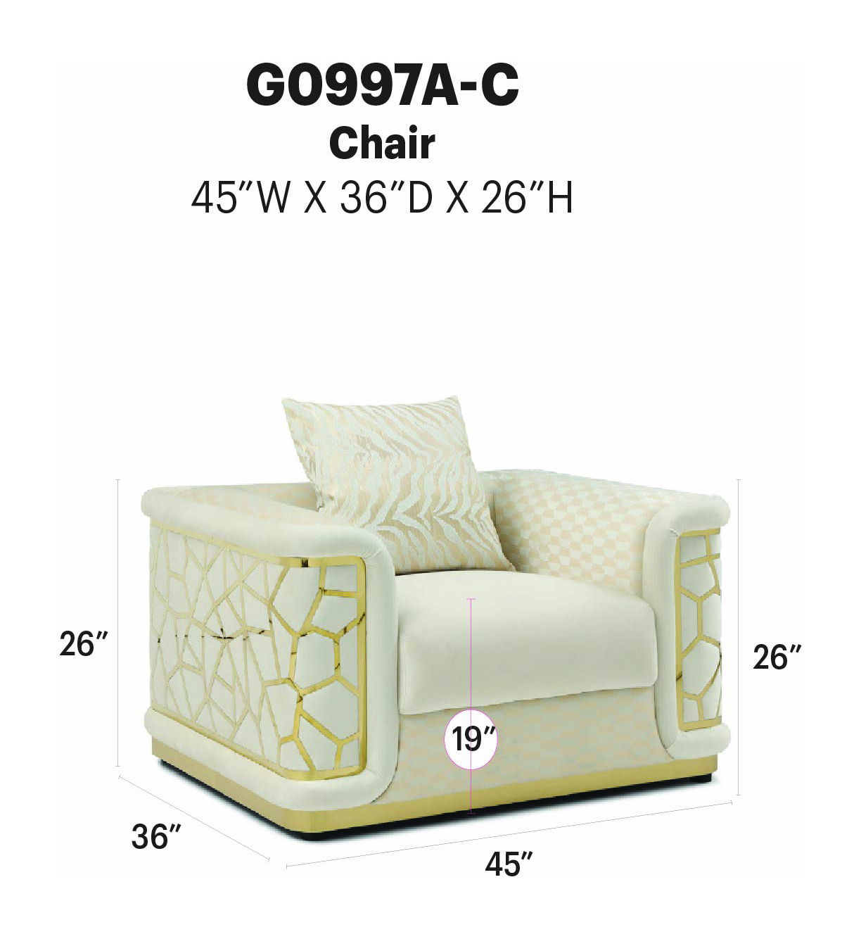 Glory Furniture - Talia - Chair