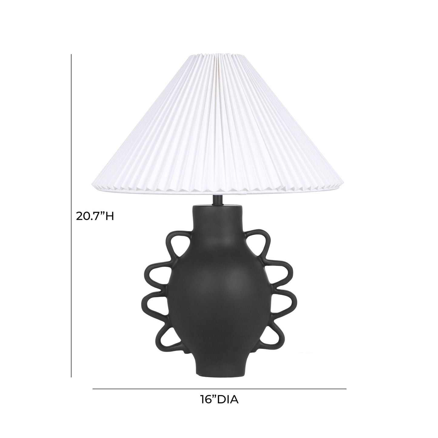 Hazza - Pleated Table Lamp