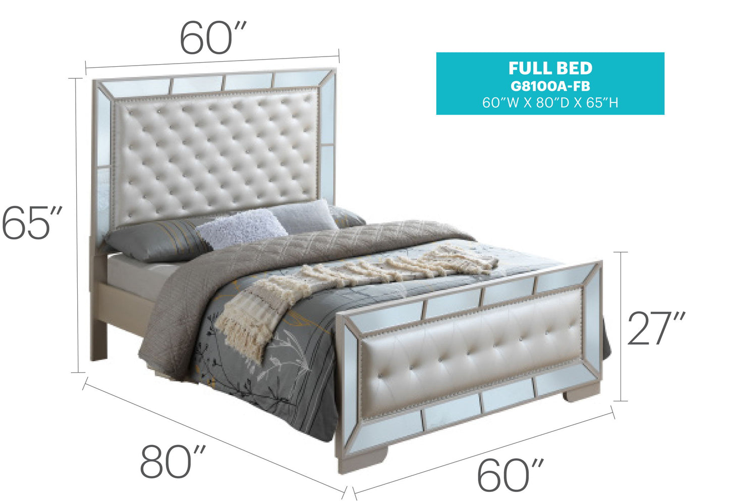 Glory Furniture - Hollywood Hills - Bed
