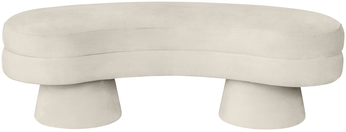 Zenna - Velvet Bench