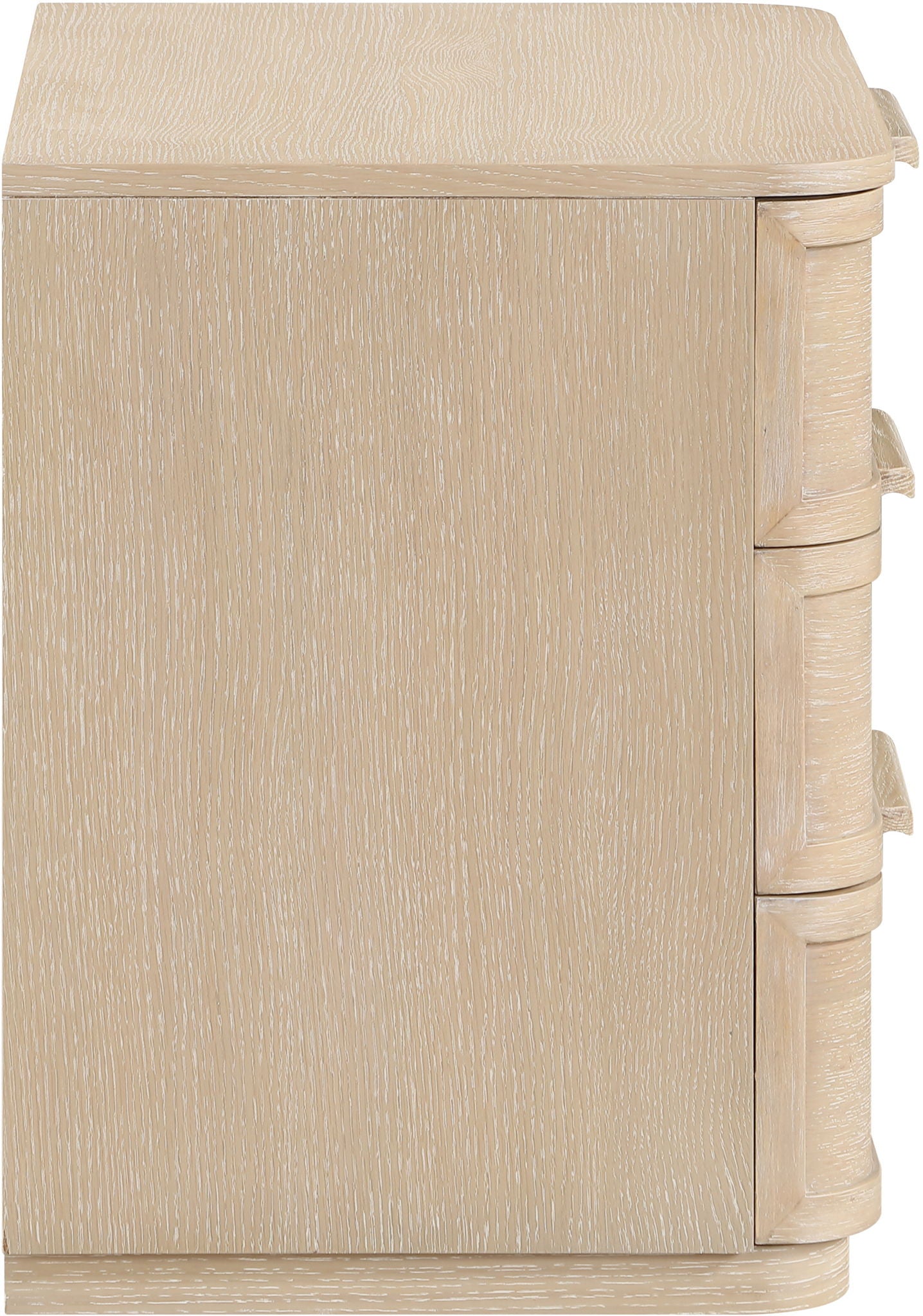 Tiberio - Oak Veneer And Solid Wood Nightstand