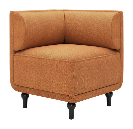 Malben - Corner Chair - Brown