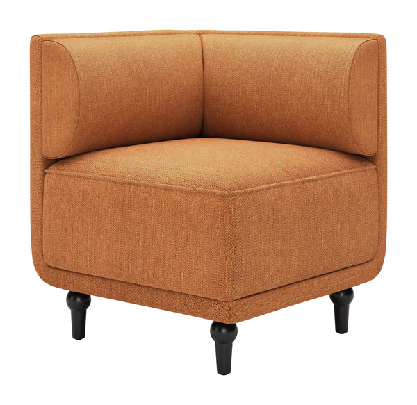 Malben - Corner Chair - Brown