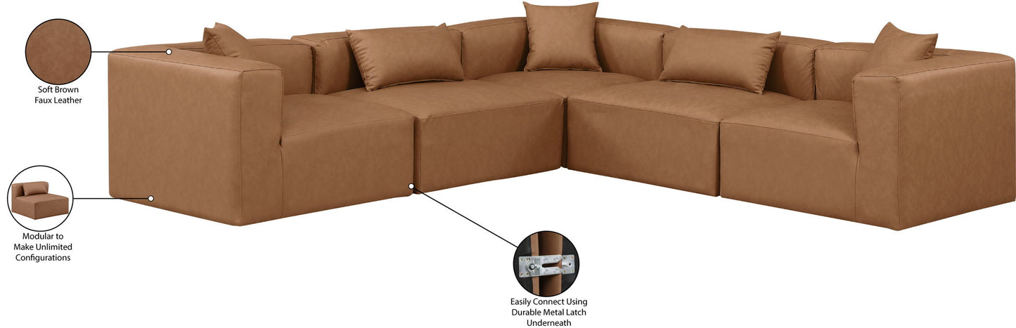 Cube - 5 Piece Modular Corner Sectional