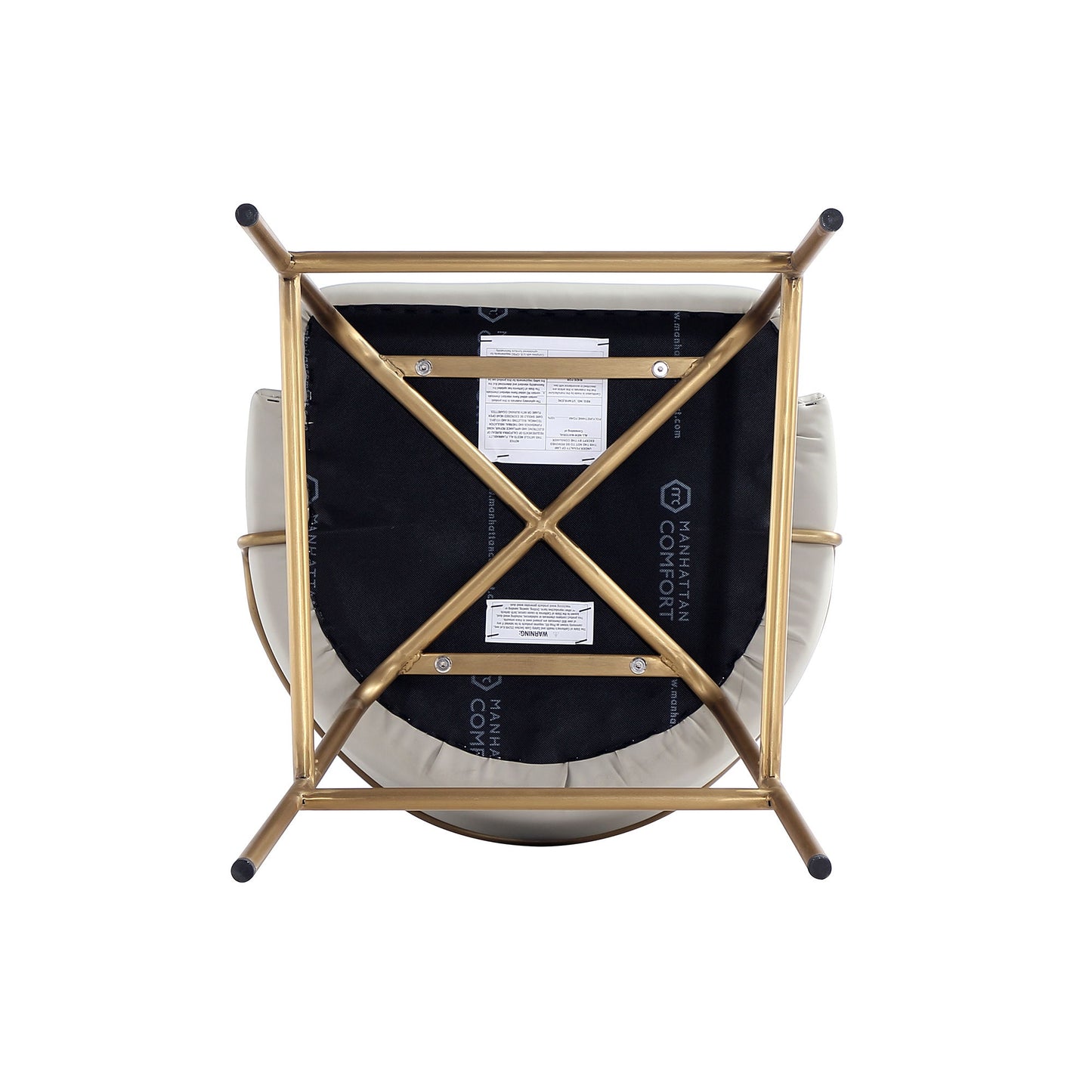 Manhattan Gracie - Barstool With Gold Base