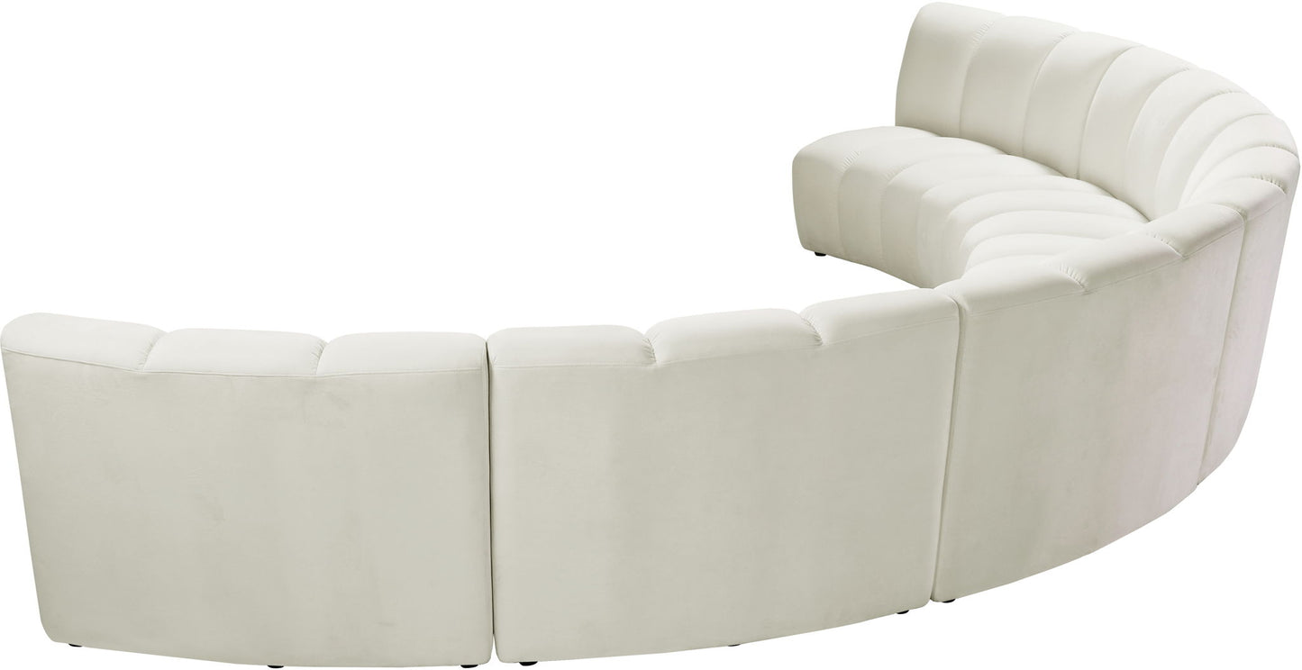 Infinity - 6 Piece Velvet Modular Sectional