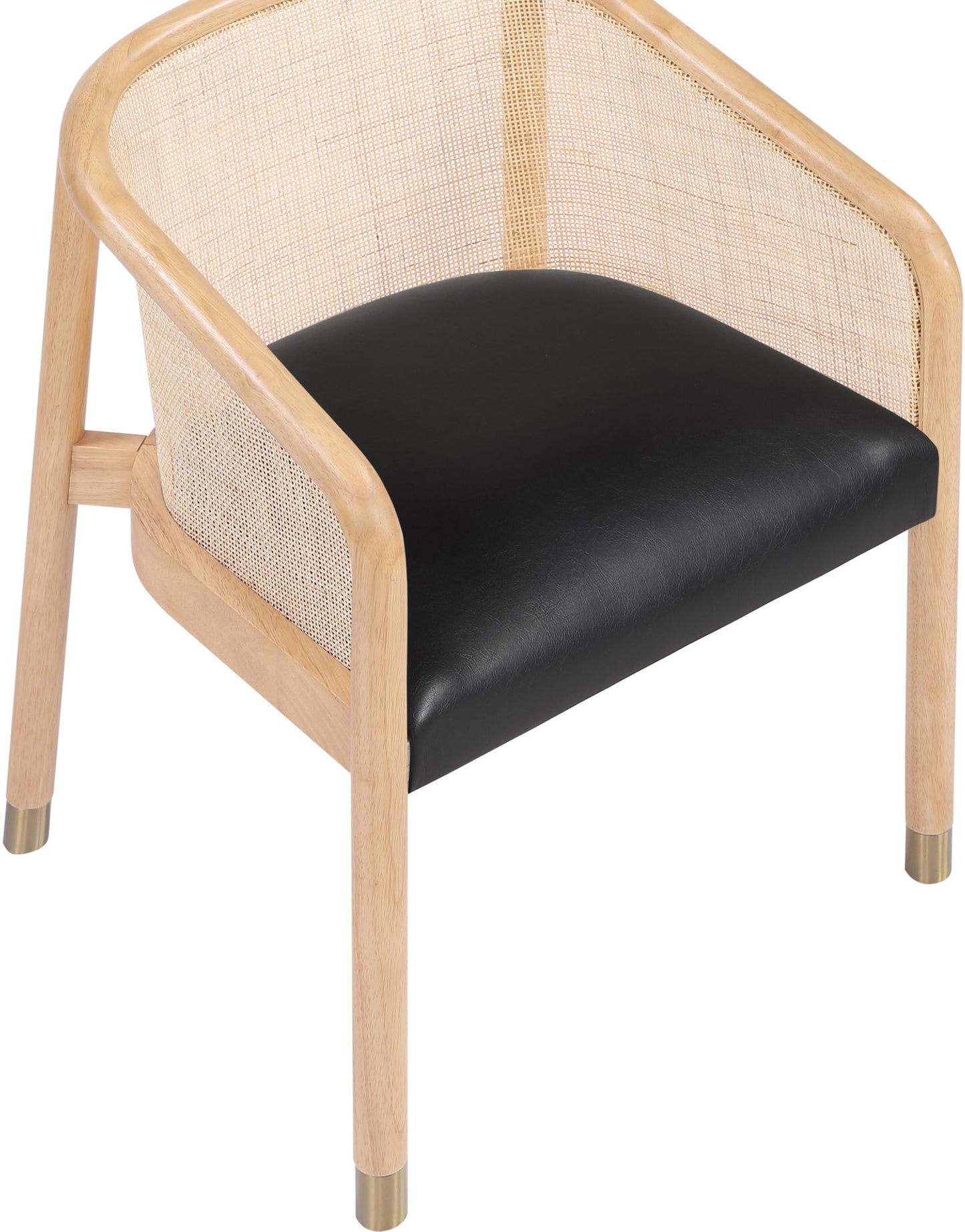 Sylvan - Vegan Leather Dining Chair (Set of 2) - Natural Frame