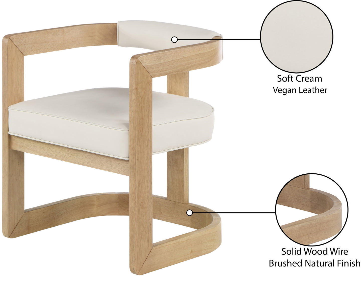 Manchester - Dining Chair - Natural Frame