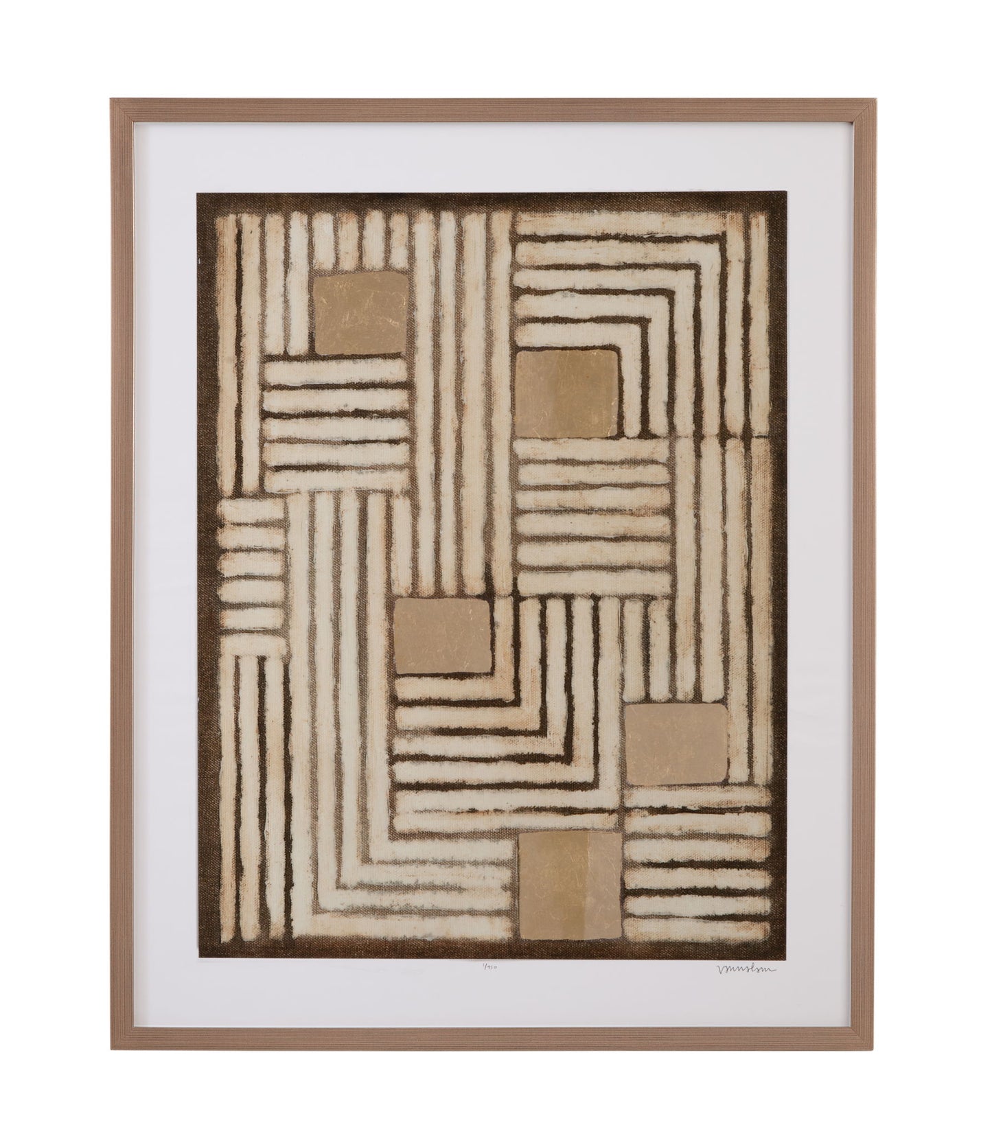 Purlin II Framed Print - Brown