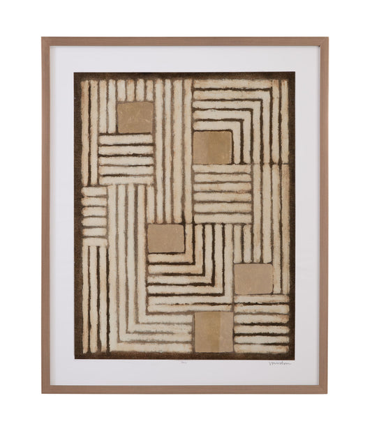 Purlin II Framed Print - Brown