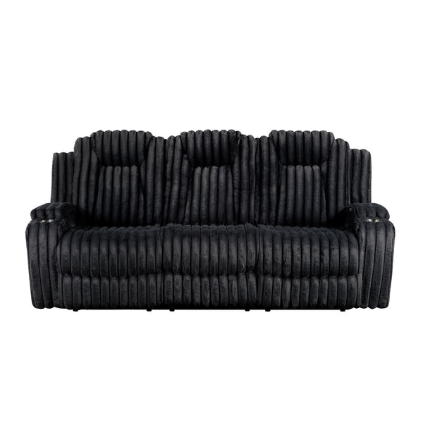 Phyllis Double Reclining Sofa with Cup Holders