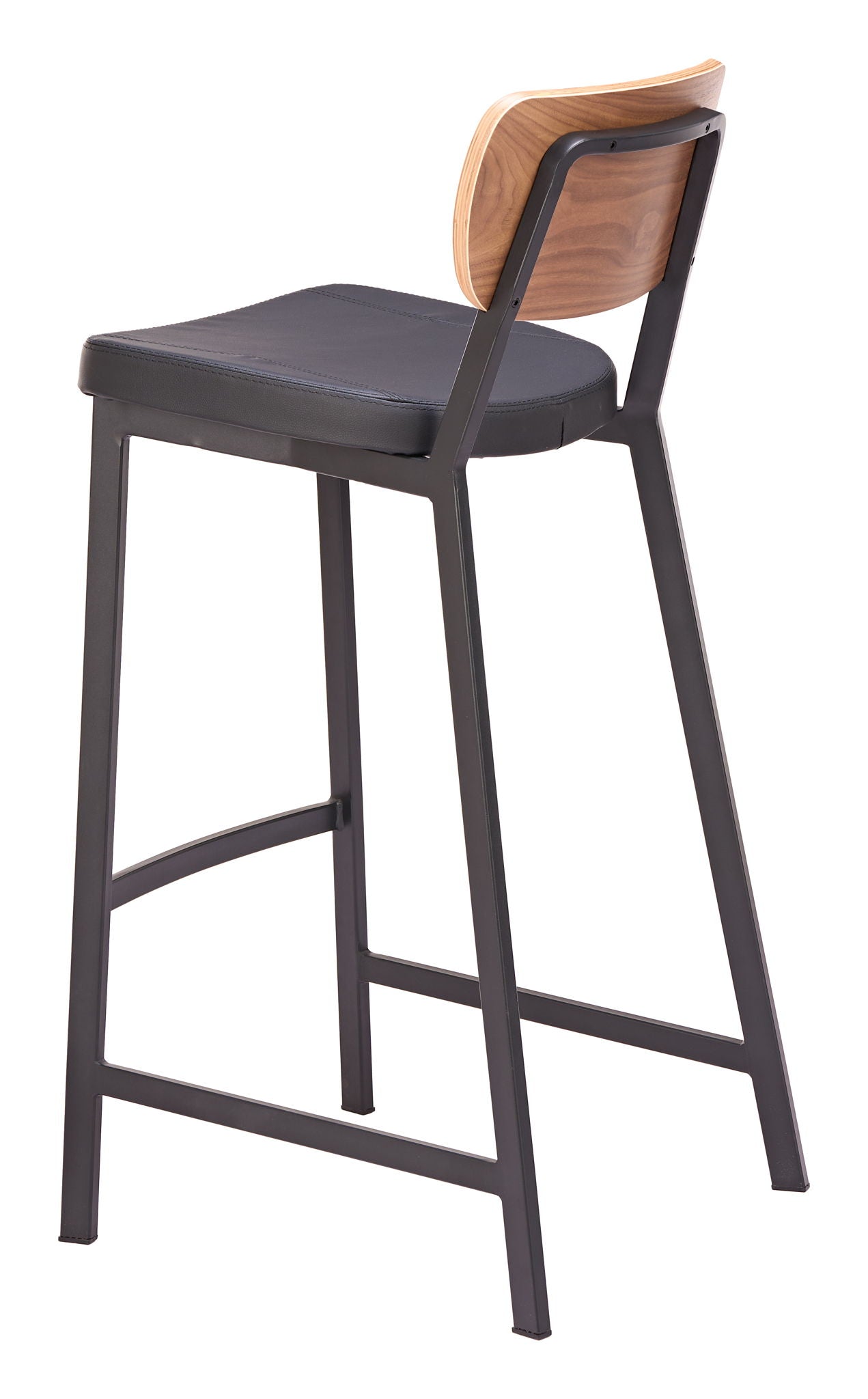 Ardenne - Barstool (Set of 2) - Black / Brown