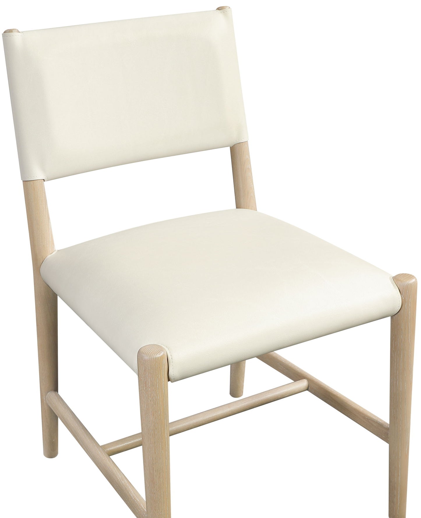 Andie - Vegan Leather Upholstered Dining Chair (Set of 2) - Natural Base