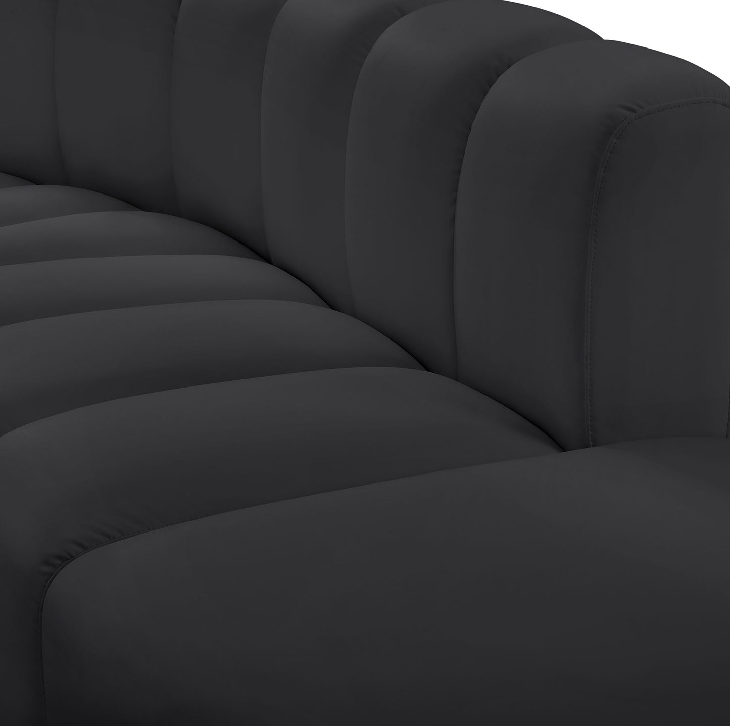 Arc - Faux Leather 3 Piece Modular Corner Sofa