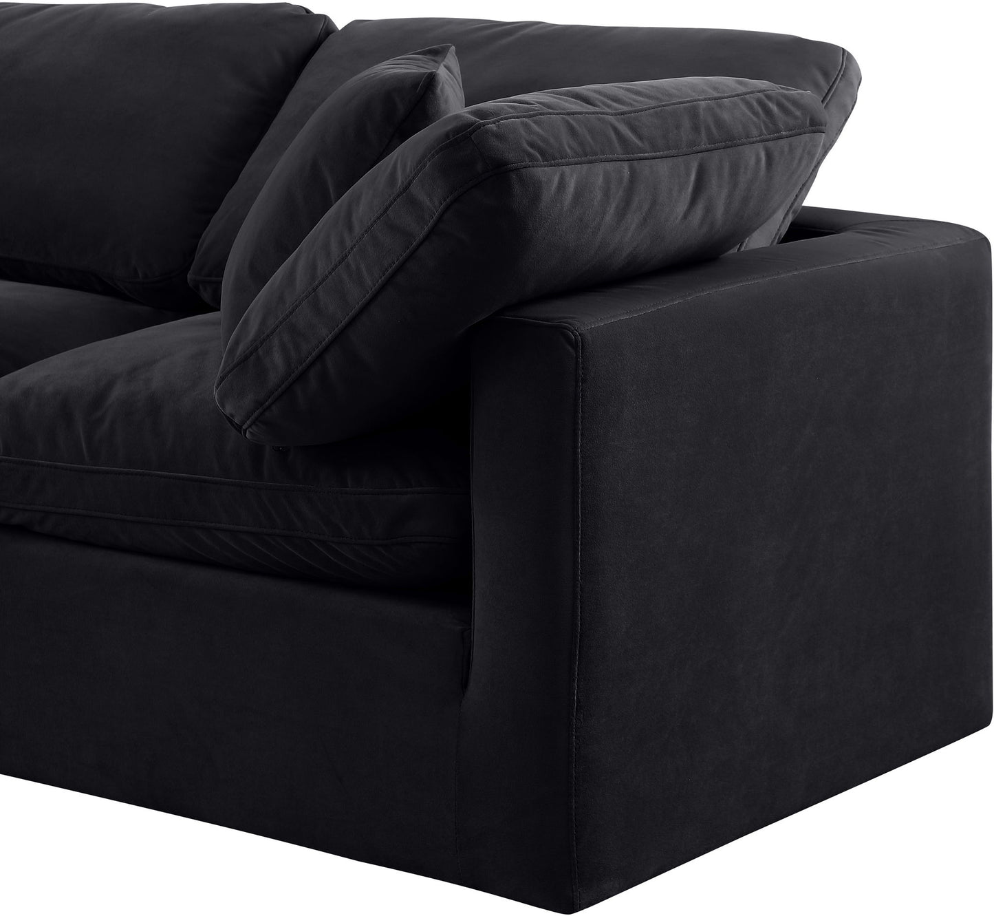 Indulge - Velvet 4 Piece Modular Sectional With Chaise