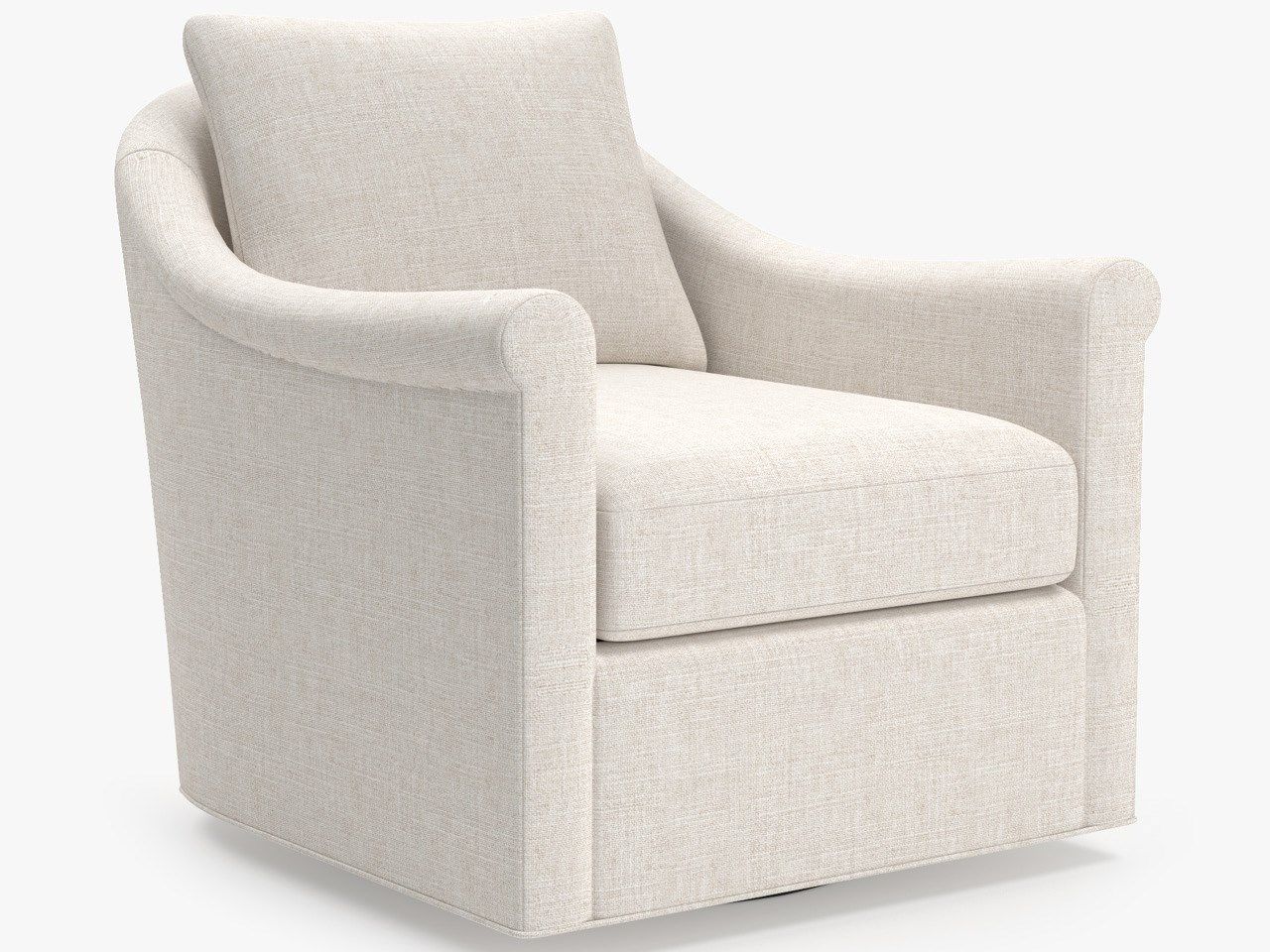 Rowan - Swivel Chair, Special Order - White
