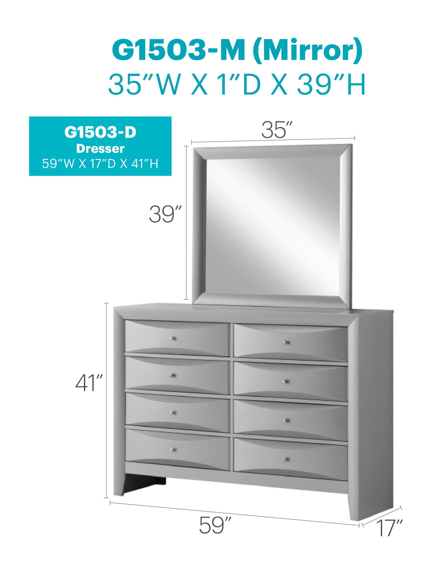 Glory Furniture - Marilla - Dresser