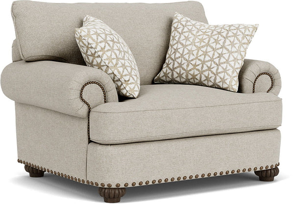 Patterson - Fabric Chair, Nailhead Trim