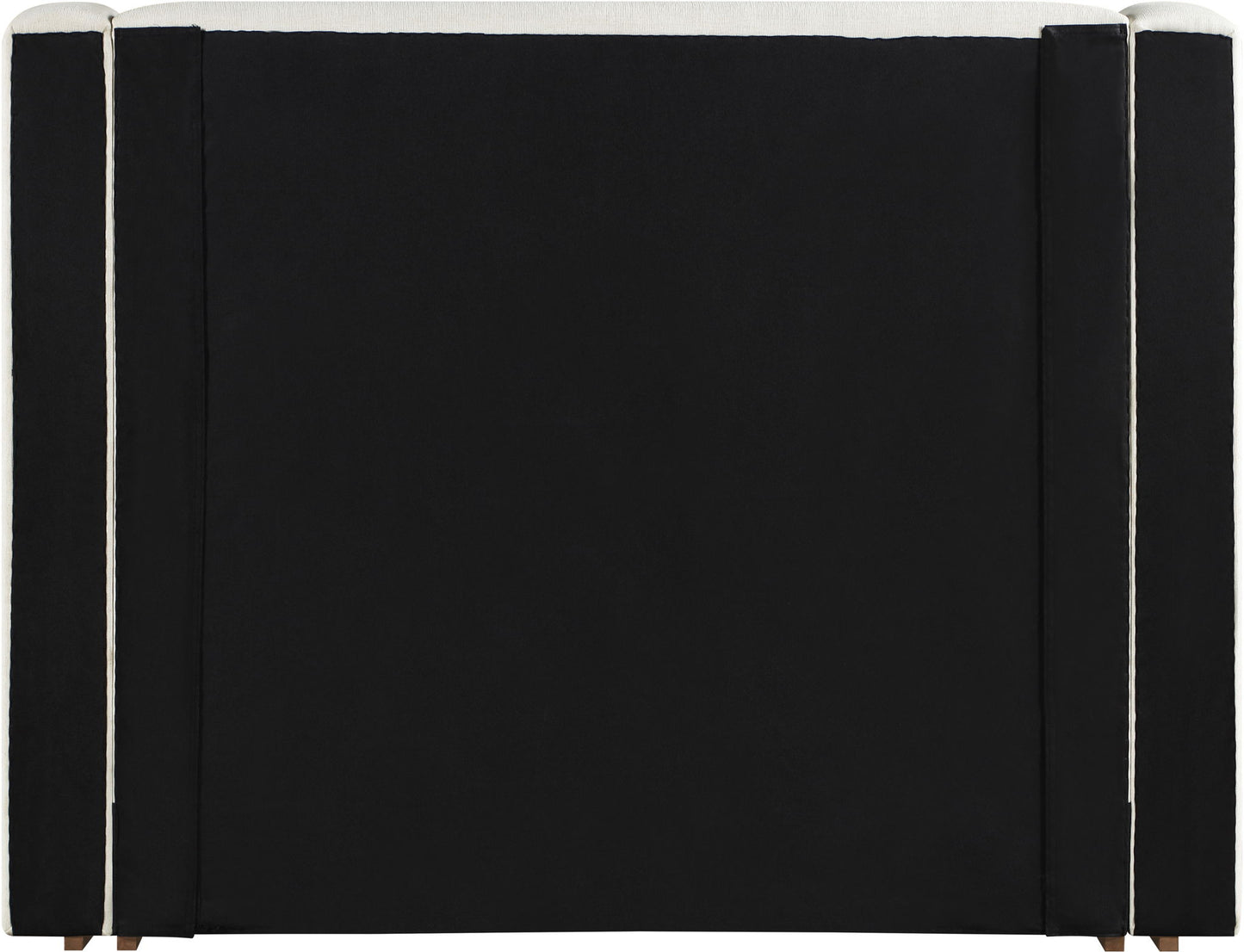Solange - Linen Textured Fabric Upholstered Bed