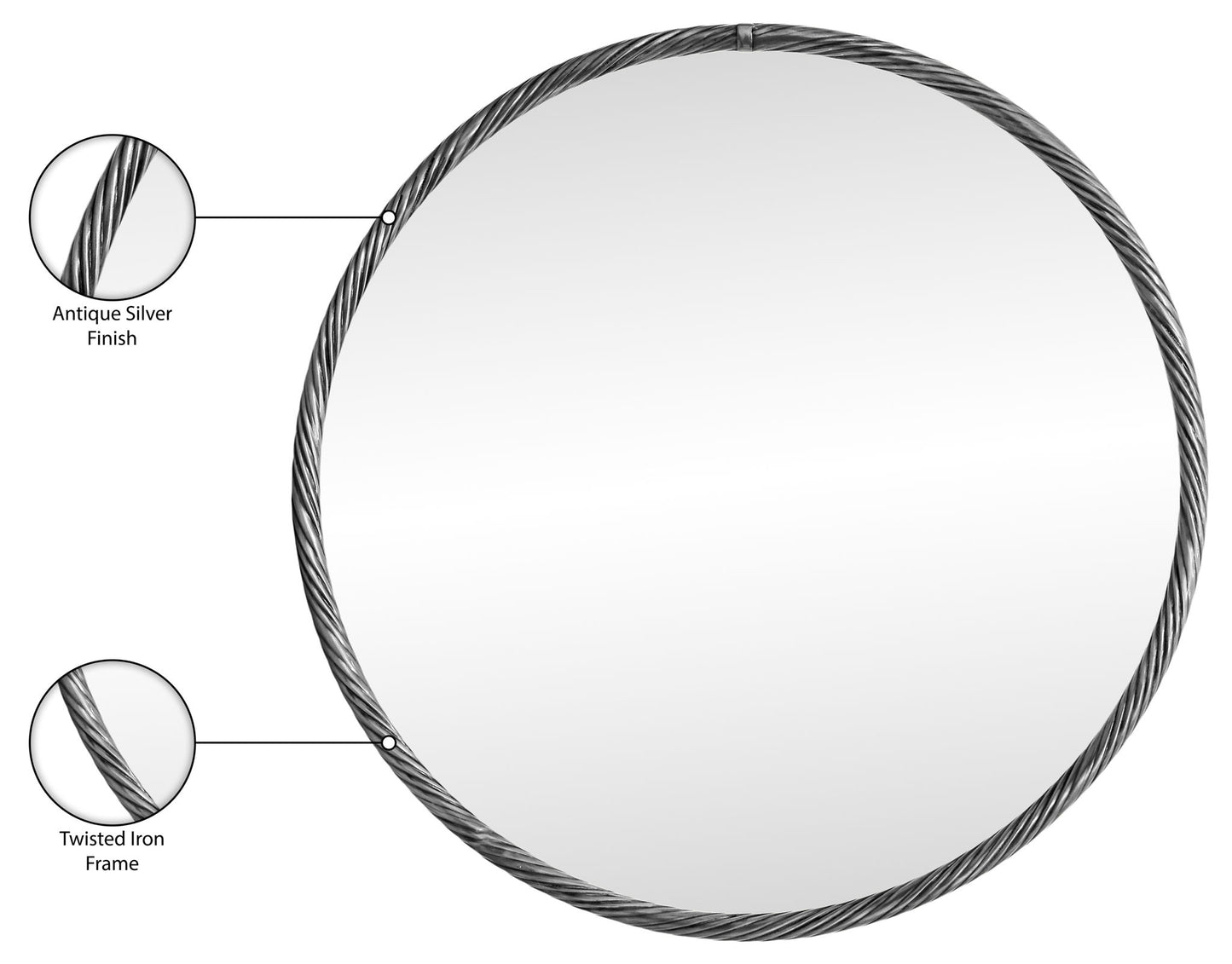 Avara - Round Mirror