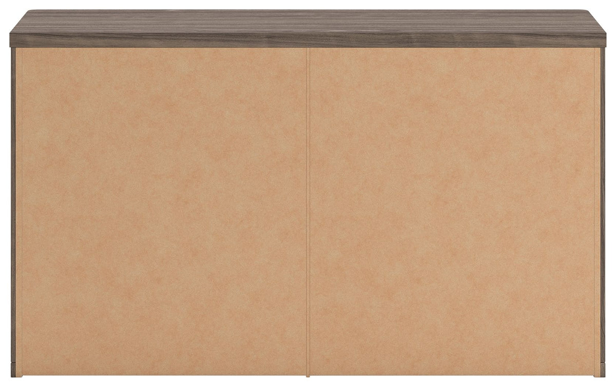 Kendanport - 3 Pc. - Dresser And 2 Nightstands - Brown / White
