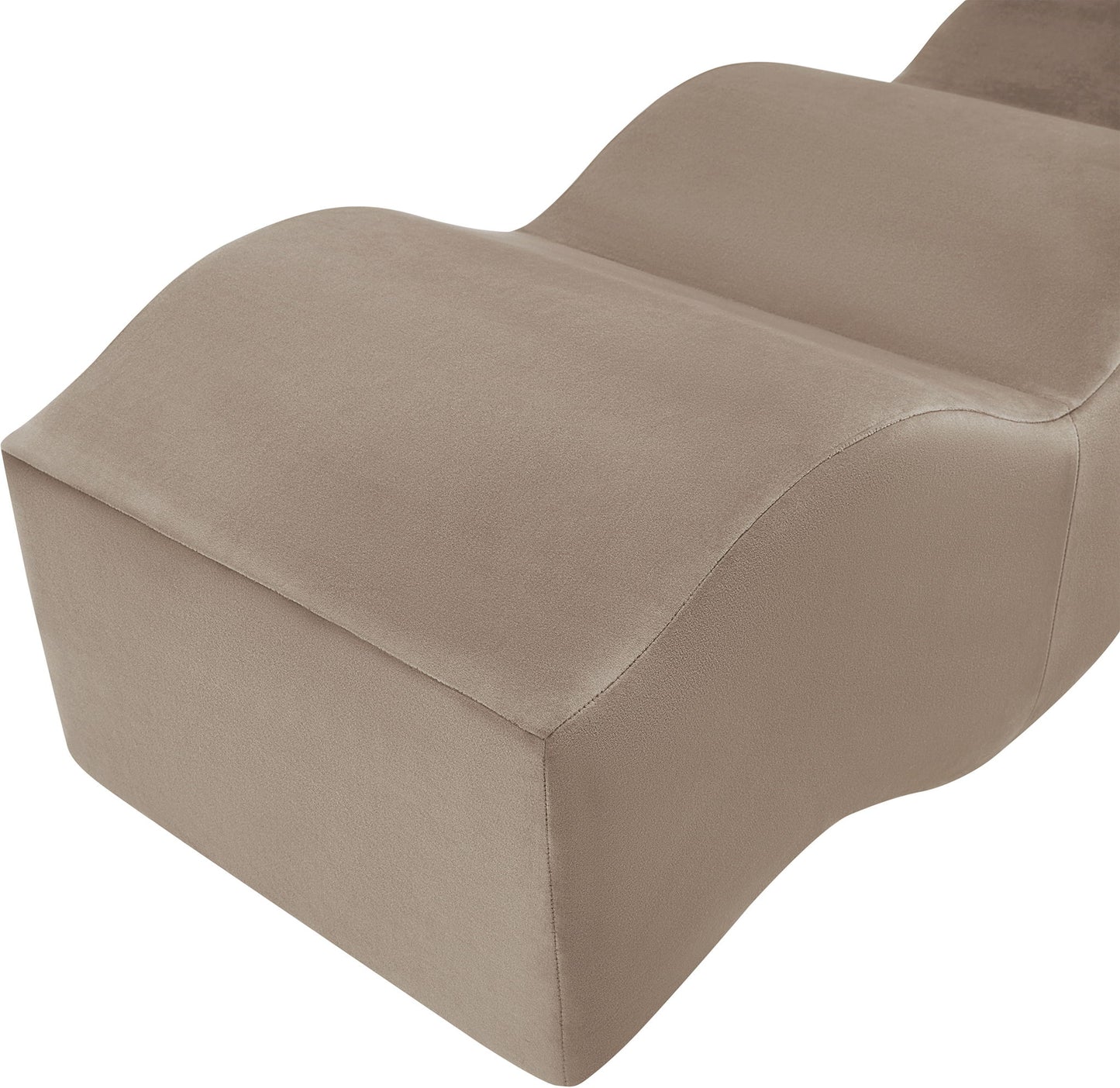 Wave - Velvet Bench
