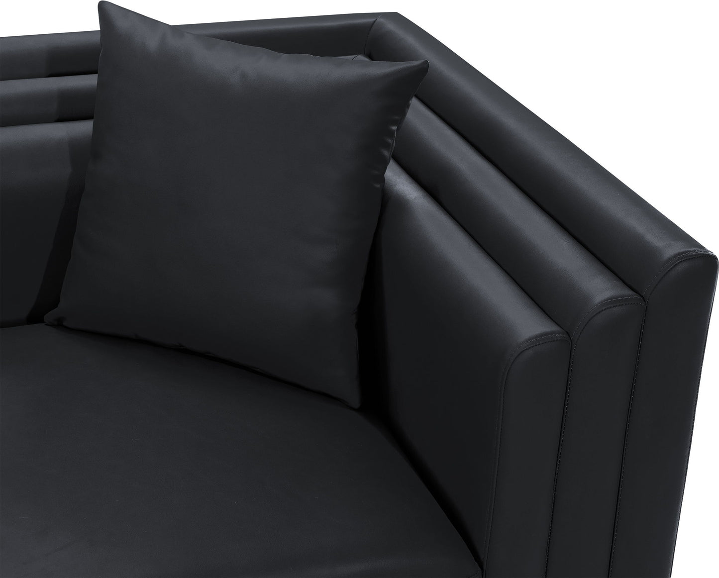 Everett - Vegan Leather Upholstered Loveseat