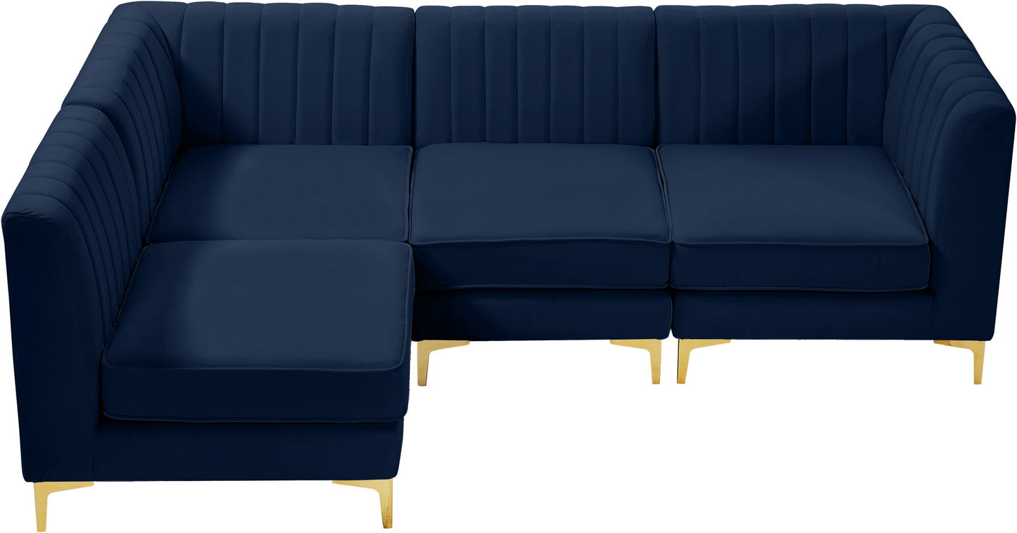 Alina - 4 Piece Modular L-Shaped Sectional