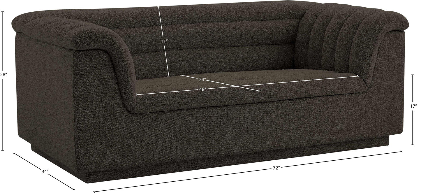 Cascade - Boucle Loveseat