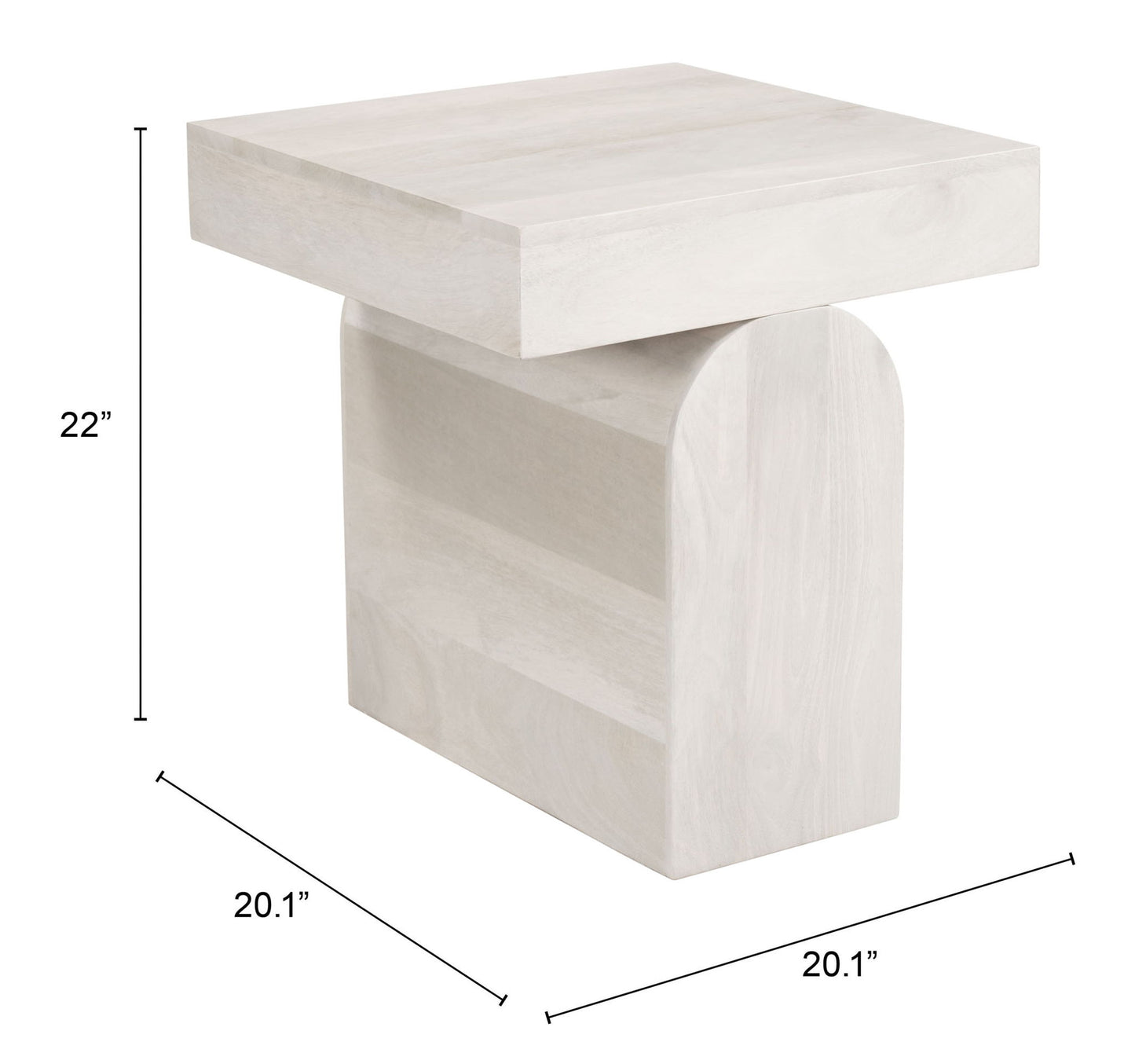 Kiel - Side Table - Natural