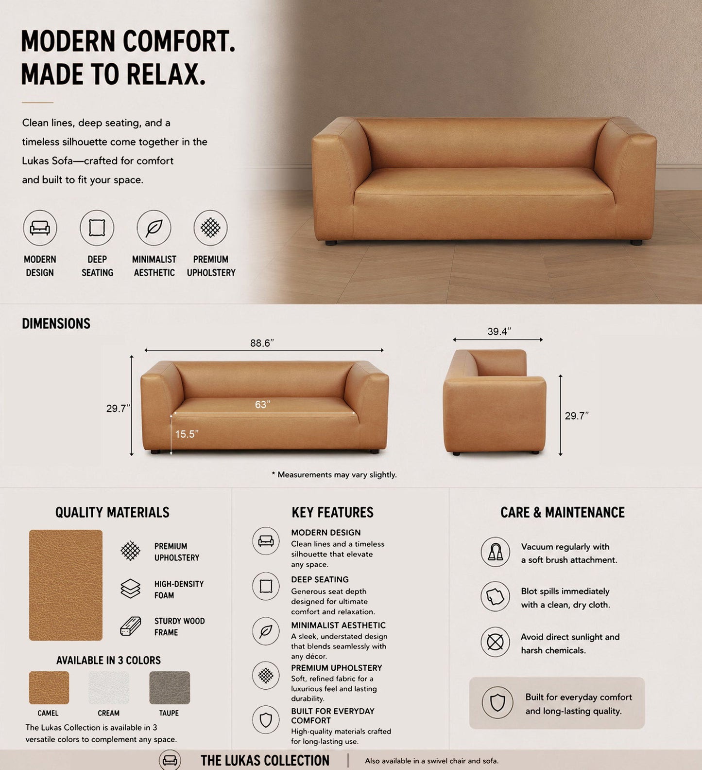 Manhattan Lukas - Sofa