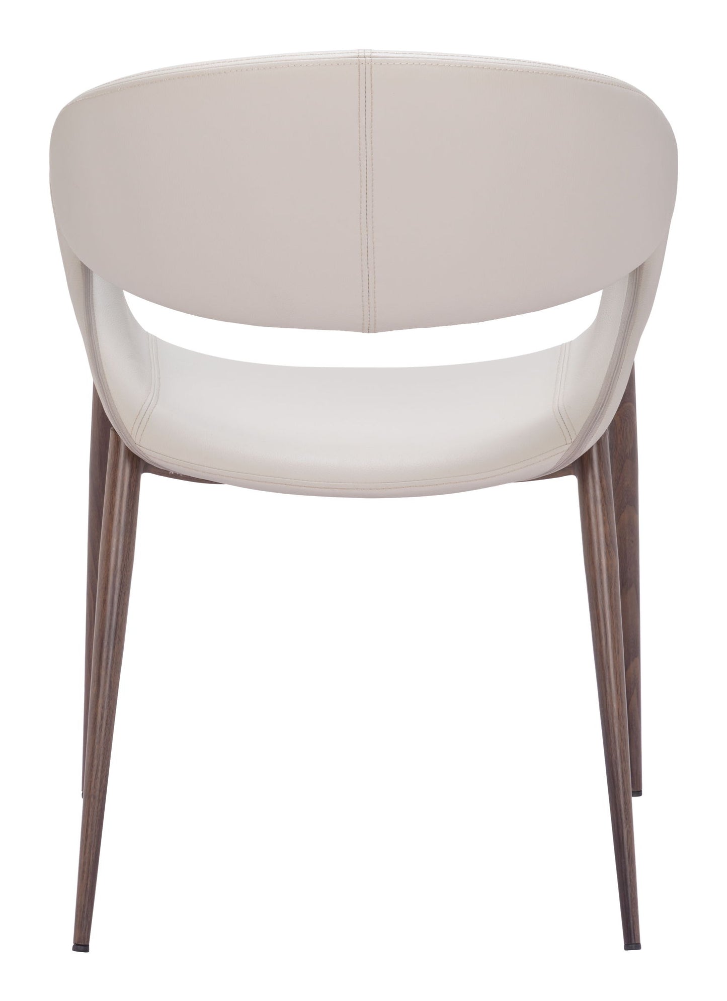 Limay - Dining Chair (Set of 2) - Beige / Walnut