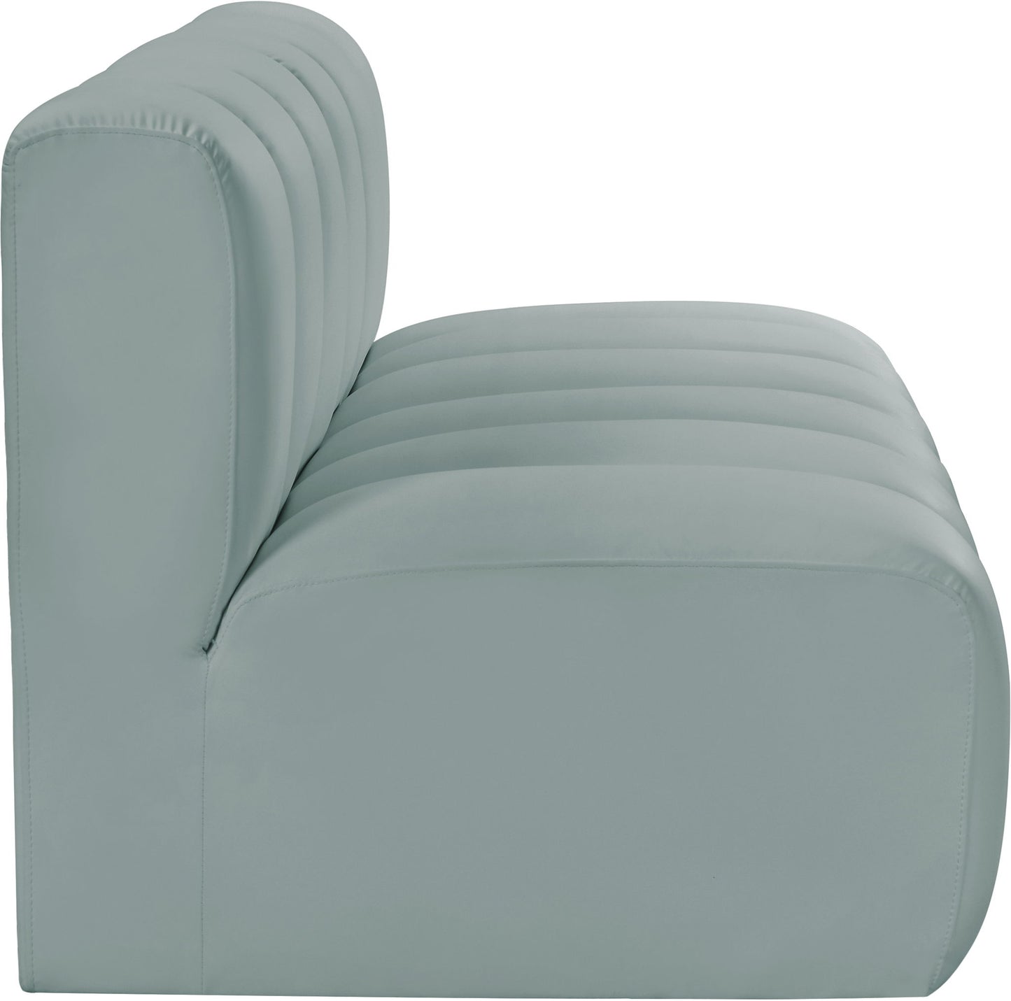 Arc - Faux Leather 2 Seats Modular Sofa