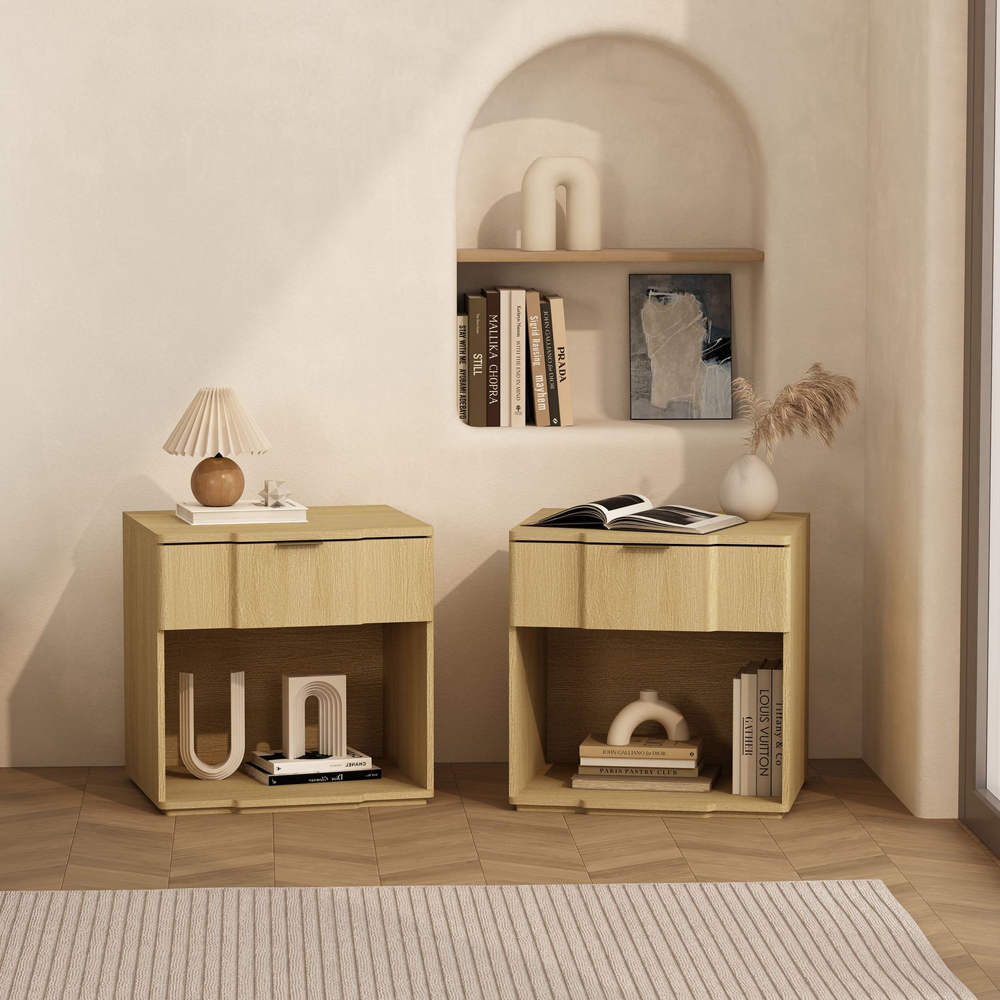 Manhattan Clive - 1-Drawer Nightstand