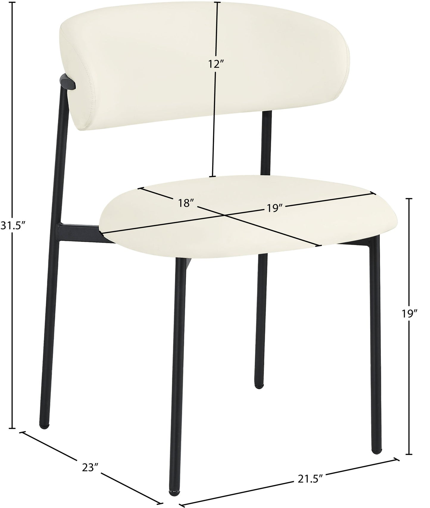 Lupita - Dining Chair (Set of 2) - Cream