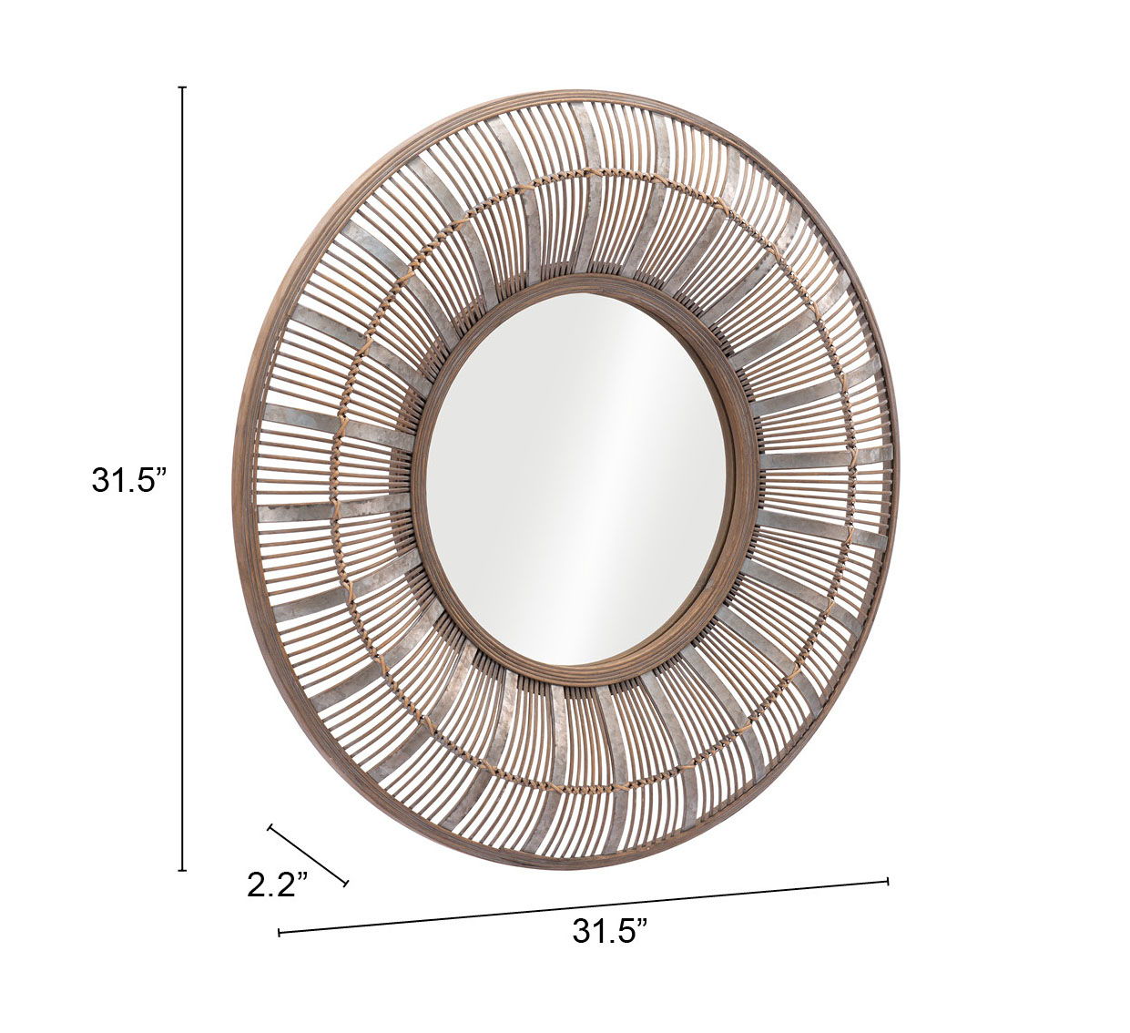 Toto - Mirror - Antique Gold