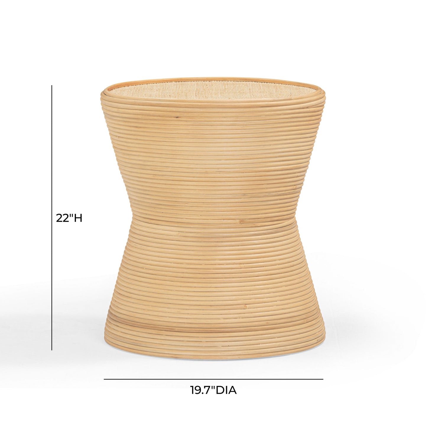 Henri - Side Table - Natural