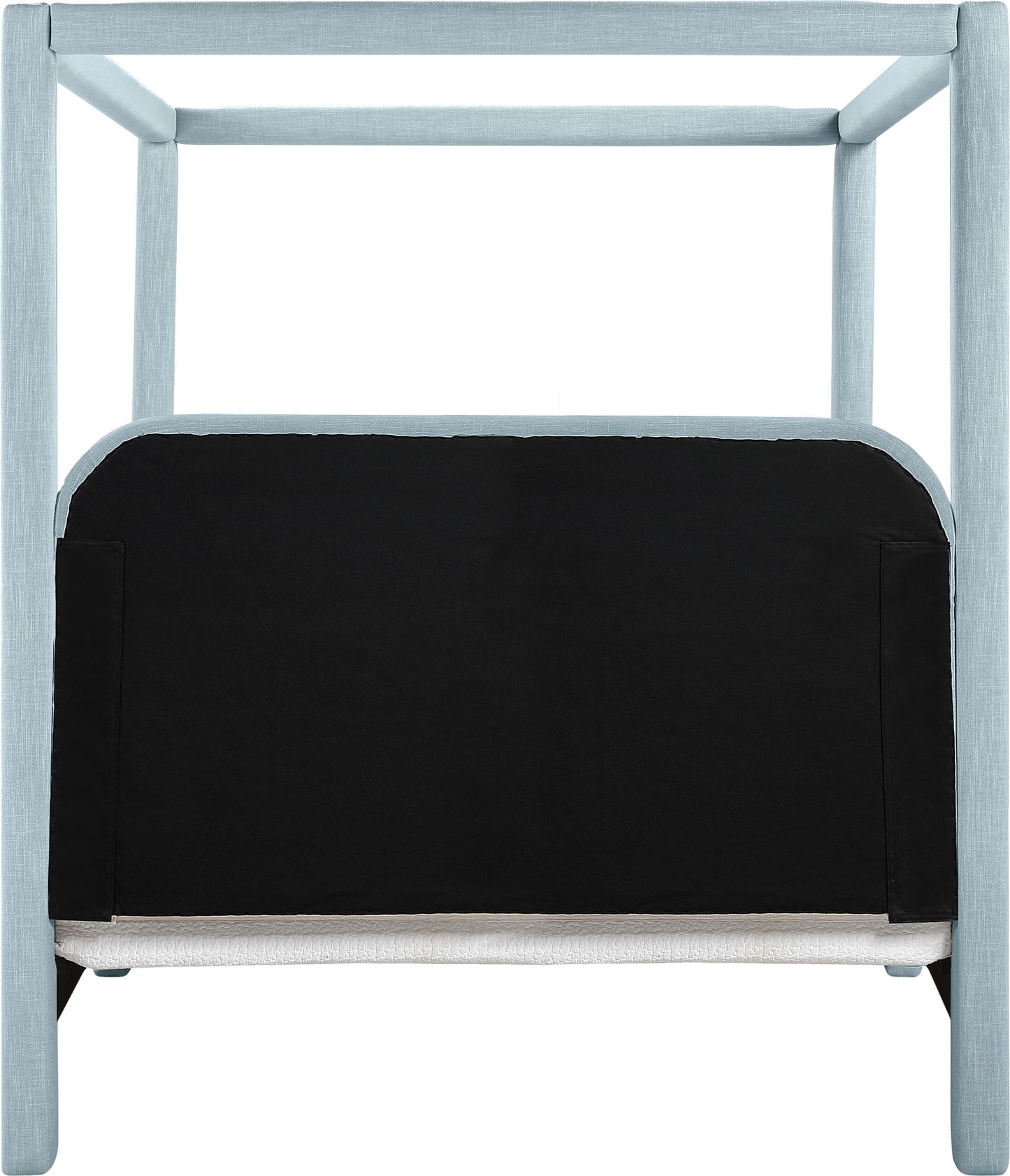 Salina - Linen Textured Fabric Upholstered Bed