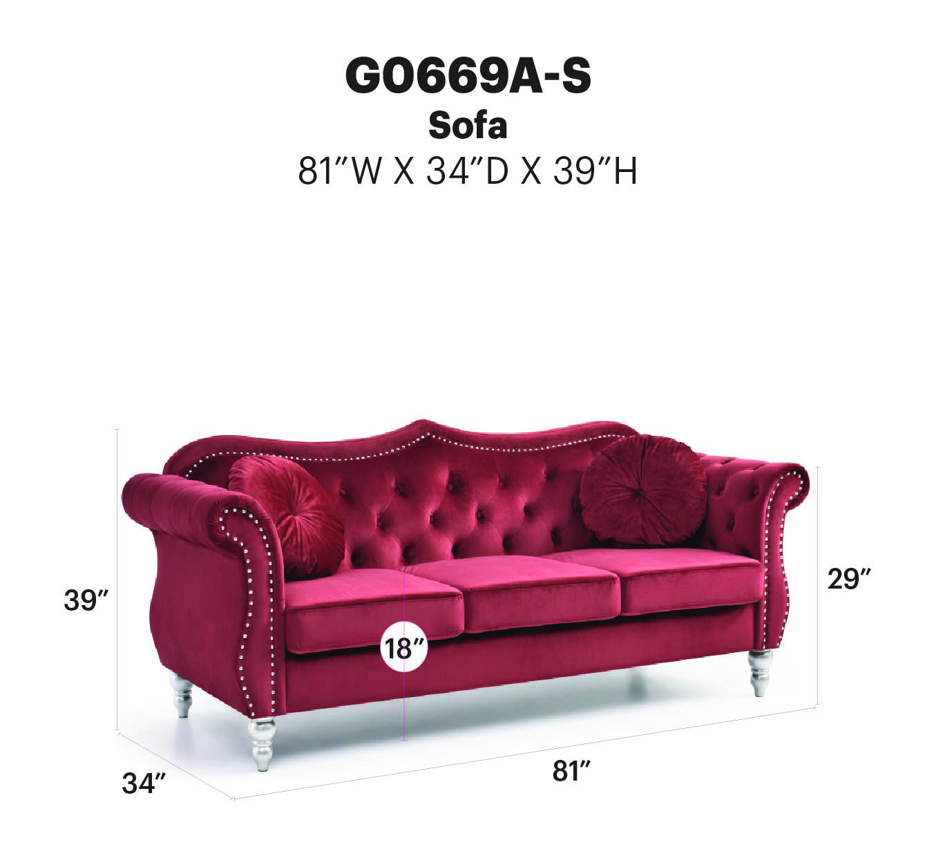 Glory Furniture - Hollywood - Sofa