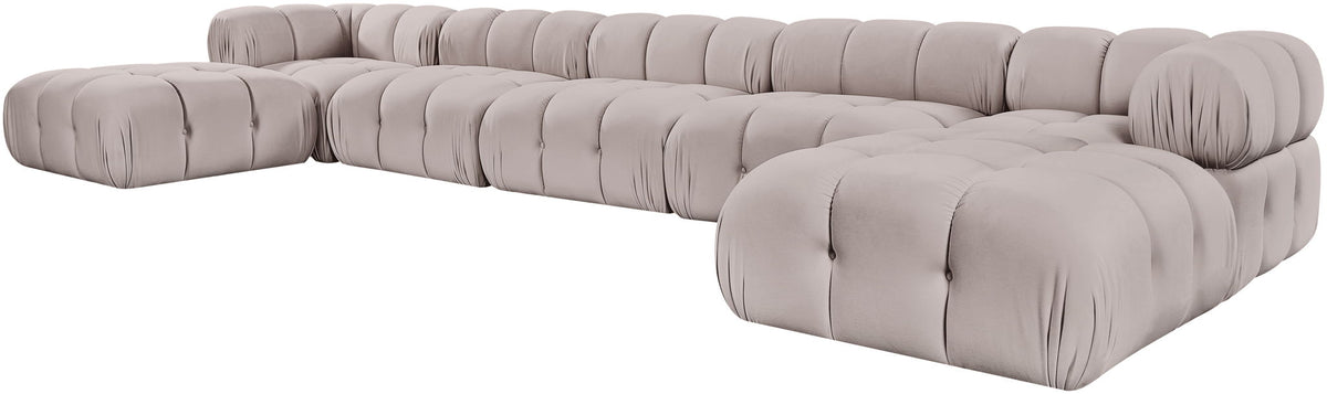 Orin - 7 Piece Modular Sectional (3 Modular Chairs, 2 Corner Chairs & 2 Ottomans)