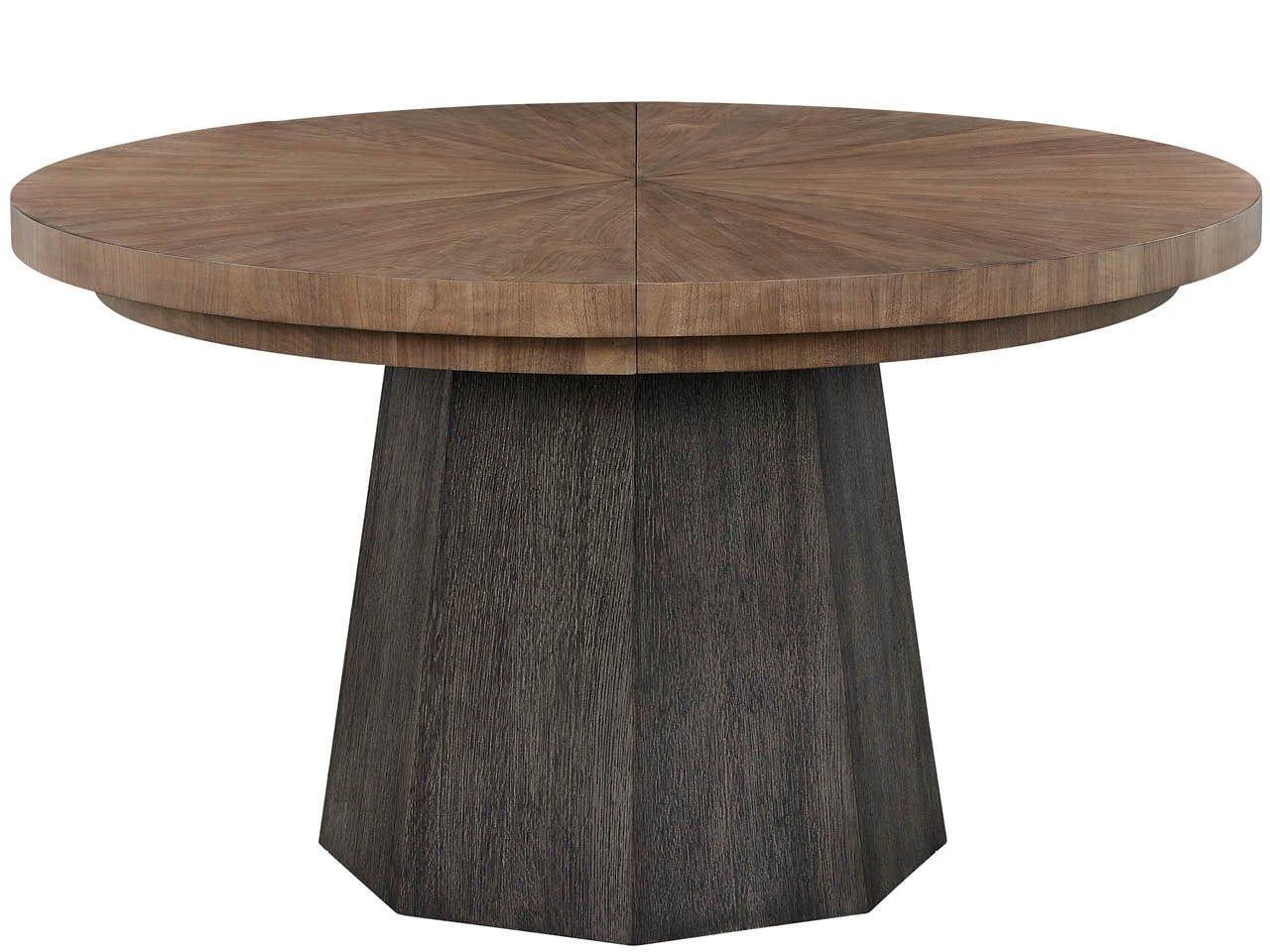 Modern / Mist & Veil - Round Dining Table - Haze