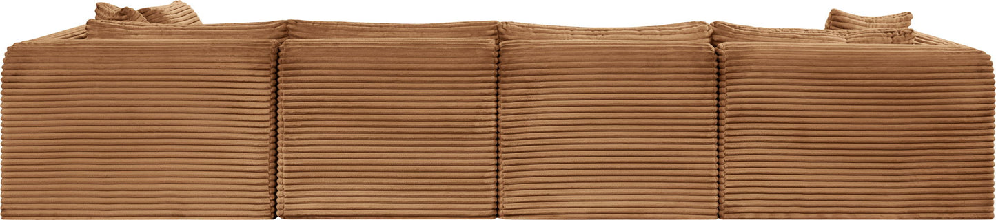 Shaggy - Fabric 6 Piece Modular U-Shaped Sectional
