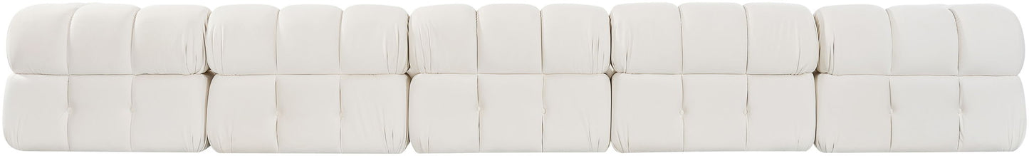 Orin - Fabric Velvet 5 Piece Modular Sofa