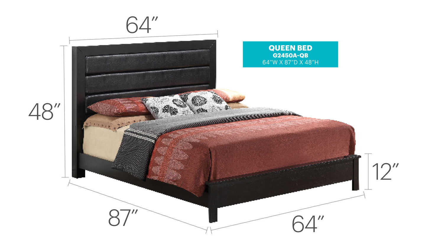 Glory Furniture - Burlington - Upholstered Bed